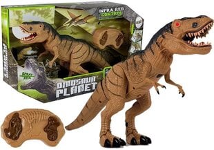 Dinosaurus kaugjuhtimispuldi ja auruefektiga цена и информация | Игрушки для мальчиков | hansapost.ee