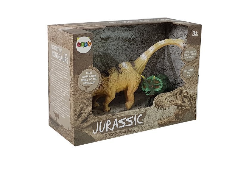 Dinosauruste komplekt Brachiosaurus ja Triceratops цена и информация | Mänguasjad poistele | hansapost.ee