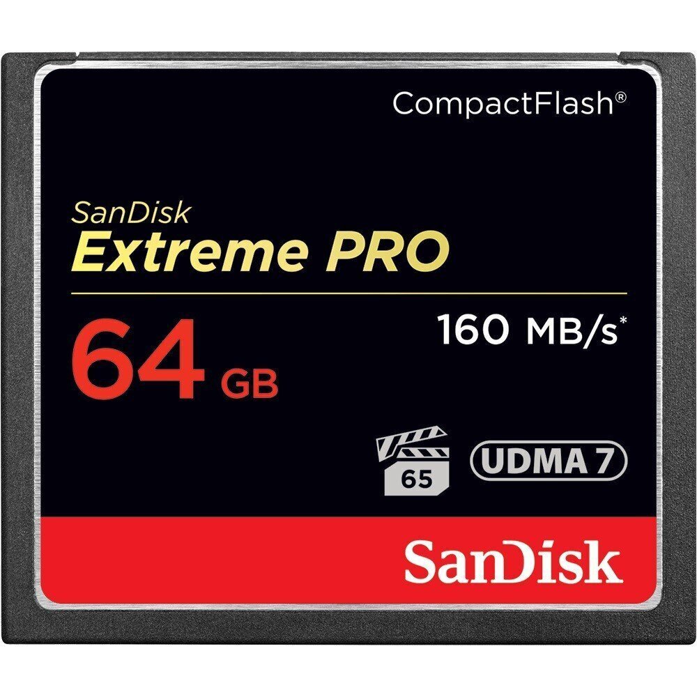 Mälukaart SanDisk Extreme Pro CompactFlash 64GB 160MB/s hind ja info | Fotoaparaatide mälukaardid | hansapost.ee