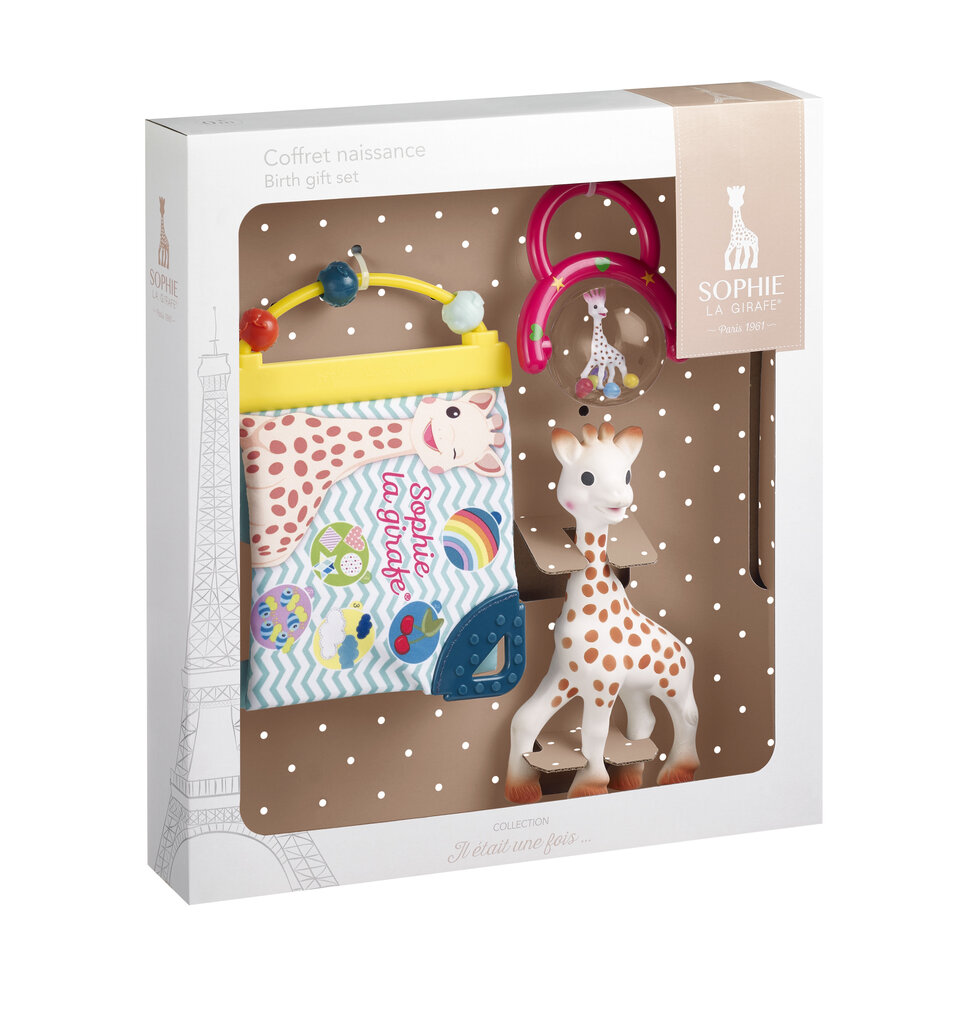 Kinkekomplekt vastsündinud lapsele VULLI, Sophie la girafe, 010325 цена и информация | Beebide mänguasjad | hansapost.ee