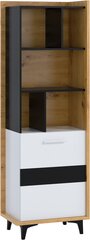 Полка Meblocross Box 06 1D, коричневая/белая цена и информация | Полки | hansapost.ee