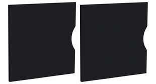 Комплект из 2-х дверц Notio Living Kiera, черный цена и информация | Полки | hansapost.ee