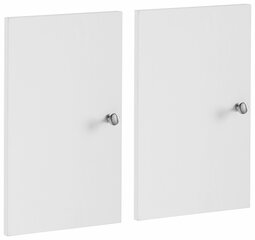 2-х дверный комплект для стеллажей Notio Living Versaille, белый цена и информация | Полки | hansapost.ee