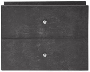 Комплект из 2-х ящиков для стеллажей Notio Living Versaille, темно-серый цена и информация | Полки | hansapost.ee