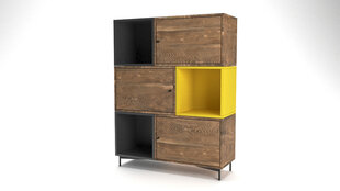 Eraldiseisev riiul Kalune Design Bengu, pruun/kollane price and information | Shelves | hansapost.ee