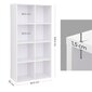 Eraldiseisev riiul Songmics 129,5x65,5 cm, valge hind ja info | Riiulid | hansapost.ee