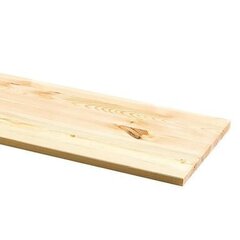 Seinariiul Spaceo Wood 60x40 cm, beež price and information | Shelves | hansapost.ee