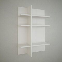 Подвесная полка Kalune Design Wall Shelf 775(III), 90 см, белая цена и информация | Полки | hansapost.ee
