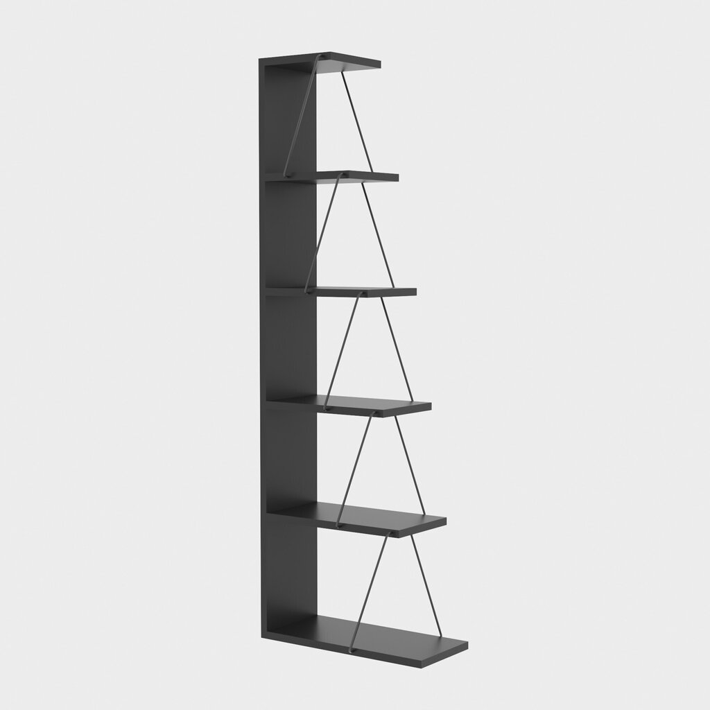 Riiul Kalune Design Bookshelf 854, must цена и информация | Riiulid | hansapost.ee