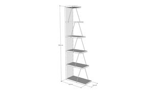 Riiul Kalune Design Bookshelf 854, must hind ja info | Riiulid | hansapost.ee