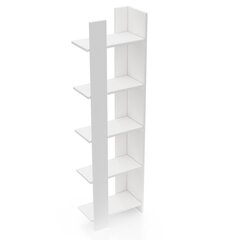 Напольный стеллаж Kalune Design Bookshelf 598, 45 см, белый цена и информация | Полка | hansapost.ee