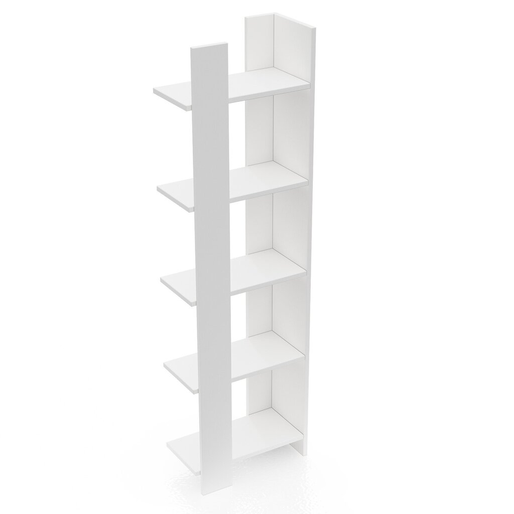 Eraldiseisev riiul Kalune Design Bookshelf 598, 45 cm, valge цена и информация | Riiulid | hansapost.ee