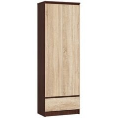 Полка-шкафчик NORE CLP R60, коричневая/дубовый цвет цена и информация | Полки | hansapost.ee
