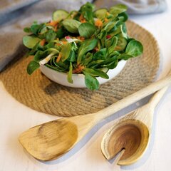 Fackelmann деревянная вилка для салата, 33 см цена и информация | Столовые и кухонные приборы | hansapost.ee