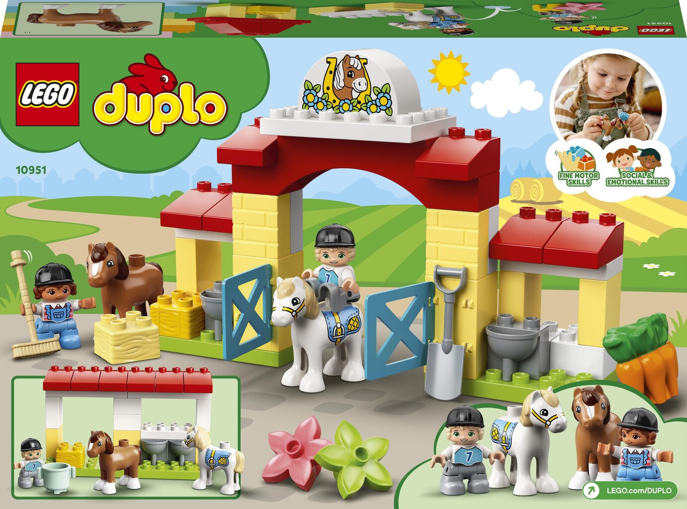 10951 LEGO® DUPLO Tallid цена и информация | Klotsid ja konstruktorid | hansapost.ee