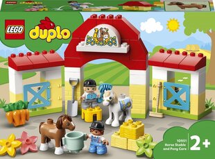 10951 LEGO® DUPLO Town Конюшня и уход за пони цена и информация | Конструкторы и кубики | hansapost.ee