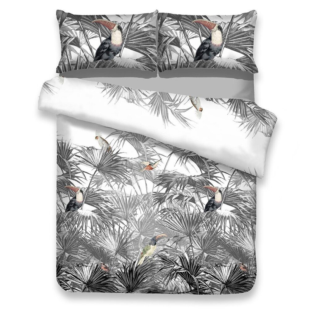 AmeliaHome voodipesukomplekt Averi Toucan 160x200, 3-osaline hind ja info | Voodipesukomplektid | hansapost.ee