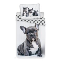 Jerry Fabrics voodipesukomplekt Bulldog, 140x200, 2tk hind ja info | Voodipesukomplektid | hansapost.ee