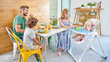 Söögitool KinderKraft Yummy, värviline цена и информация | Laste söögitoolid | hansapost.ee