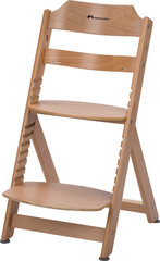 Деревянный стульчик для кормления Bebe Confort Timba Basic Natural Wood, коричневый цена и информация | Обеденные стулья | hansapost.ee