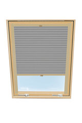 Штора плиссе на мансардное окно Velux, 78x160 см, Серая B-307000 цена и информация | Рулонные шторы | hansapost.ee