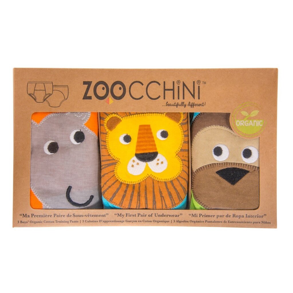 Korduvkasutatavad mähkmepüksid Zoocchini® Safari Friends, 3-4-aastane, 3 tk цена и информация | Mähkmed, riidest mähkmed | hansapost.ee