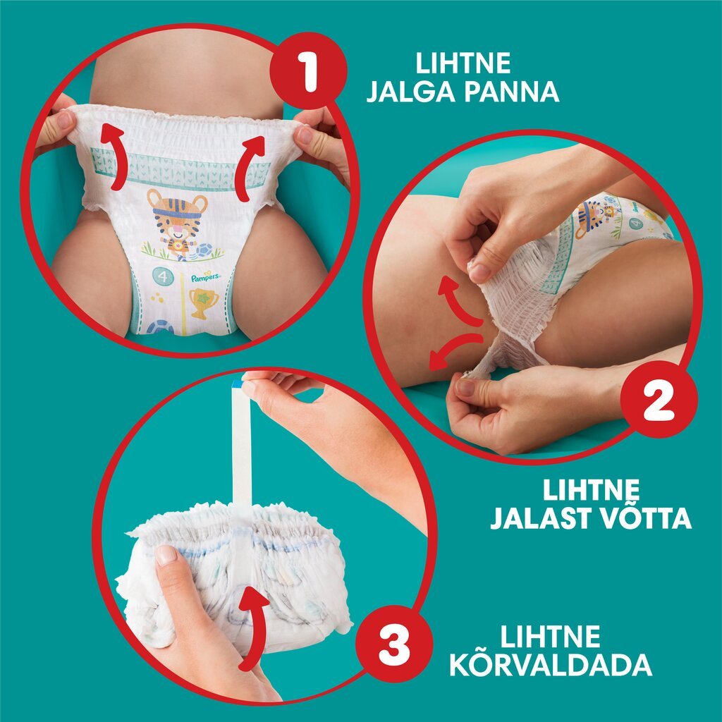 Püksmähkmed Pampers Pants 5 (12-17 kg), 152 tk. hind ja info | Mähkmed, riidest mähkmed | hansapost.ee