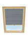 Plisseeritud kardin katuseaknale Velux, 78x160 cm, hall B-308000 hind ja info | Rulood | hansapost.ee