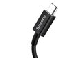 Kaabel Baseus USB - micro USB BSU2822BLK hind ja info | Mobiiltelefonide kaablid | hansapost.ee