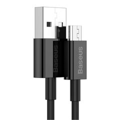 USB-кабель Baseus - micro USB BSU2822BLK цена и информация | Кабели для телефонов | hansapost.ee