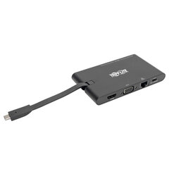 Tripp Lite USB-C Dock U442-DOCK3-B Single Display цена и информация | Адаптеры и USB-hub | hansapost.ee