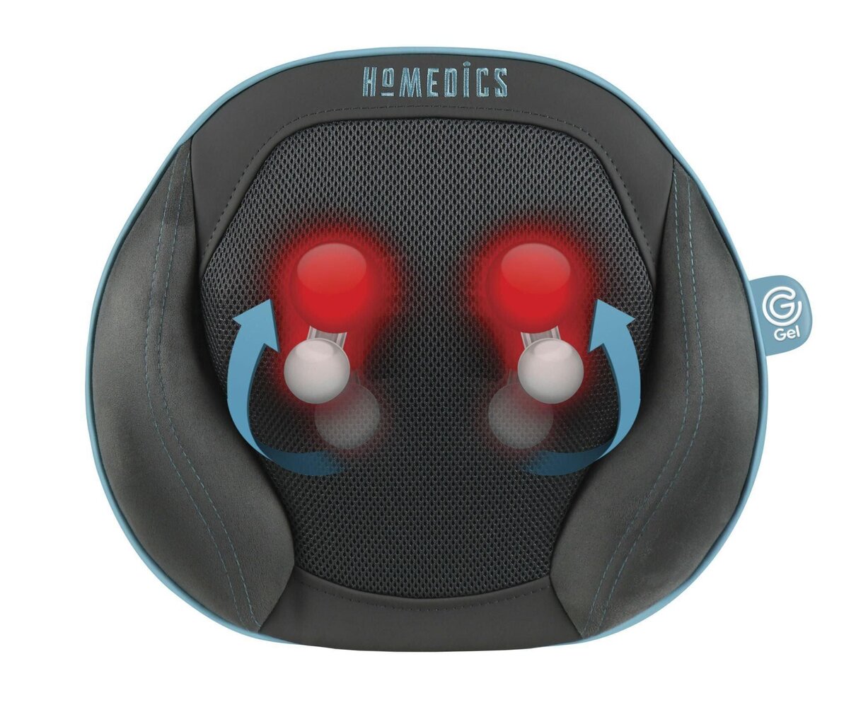 Massaažipadi Homedics Shiatsu Gel Massage Pillow SGP-1100H hind ja info | Massaažiseadmed | hansapost.ee