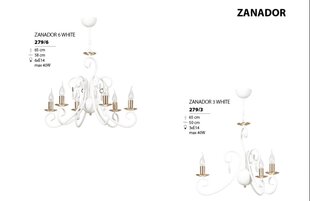 Emibig светильник Zanador 6 цена и информация | Потолочный светильник, 38 x 38 x 24 см | hansapost.ee