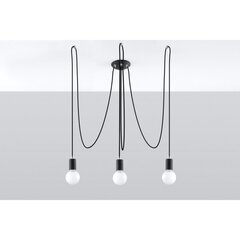 Sollux valgusti Edison 3 цена и информация | Потолочный светильник, 38 x 38 x 24 см | hansapost.ee
