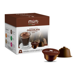 Must kuum šokolaadijook - 16 kapslit Dolce Gusto® masinaid, 192g hind ja info | Kohv ja kakao | hansapost.ee