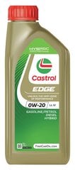 Castrol Edge Titanium FST 0W-20 LL IV моторное масло, 1Л цена и информация | Моторные масла | hansapost.ee