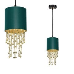 Milagro подвесной светильник Almeria Green/Gold цена и информация | Потолочный светильник, 38 x 38 x 24 см | hansapost.ee