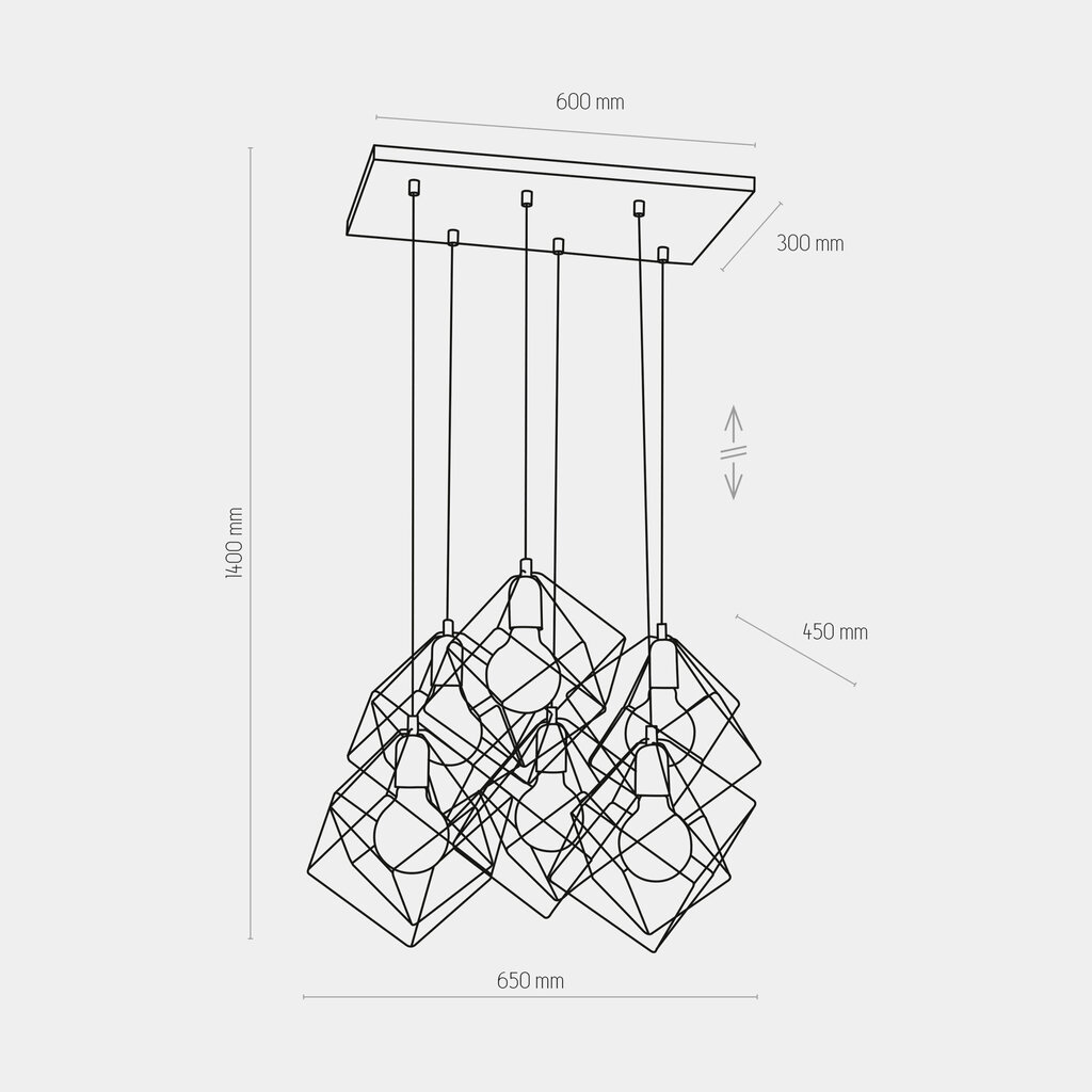 TK Lighting rippvalgusti Alambre 2779 hind ja info | Rippvalgustid | hansapost.ee