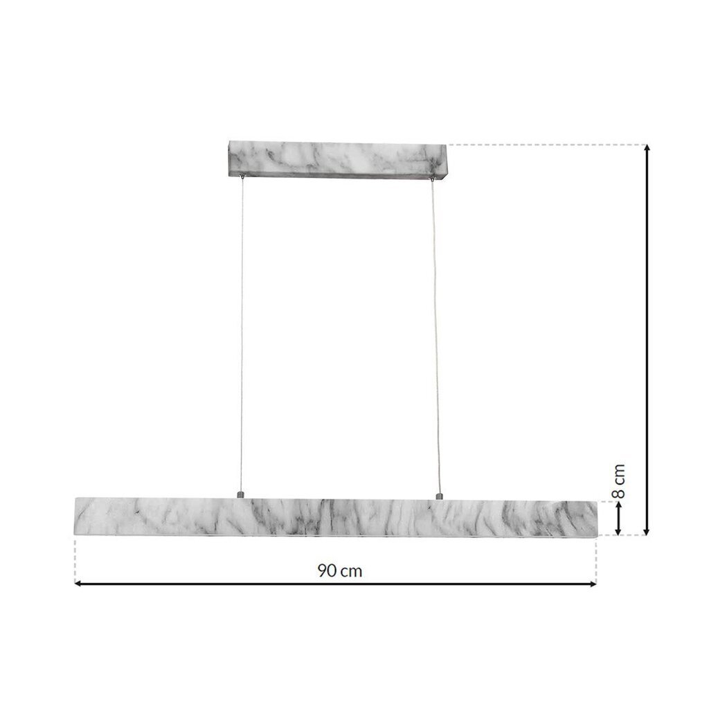 Milagro rippvalgusti Pierce White Led hind ja info | Rippvalgustid | hansapost.ee