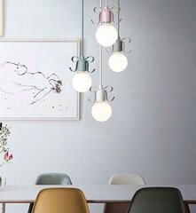 Rippvalgusti Narni, Green цена и информация | Потолочный светильник, 38 x 38 x 24 см | hansapost.ee