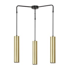 Emibig подвесной светильник Goldi Premium 3 Black/Gold цена и информация | Потолочный светильник, 38 x 38 x 24 см | hansapost.ee