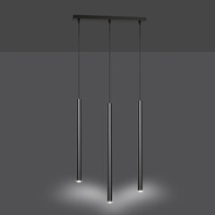 Emibig подвесной светильник Selter 3 Black цена и информация | Потолочный светильник, 38 x 38 x 24 см | hansapost.ee