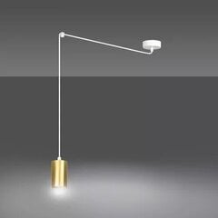 Emibig подвесной светильник Traker 1 WH/Gold цена и информация | Потолочный светильник, 38 x 38 x 24 см | hansapost.ee