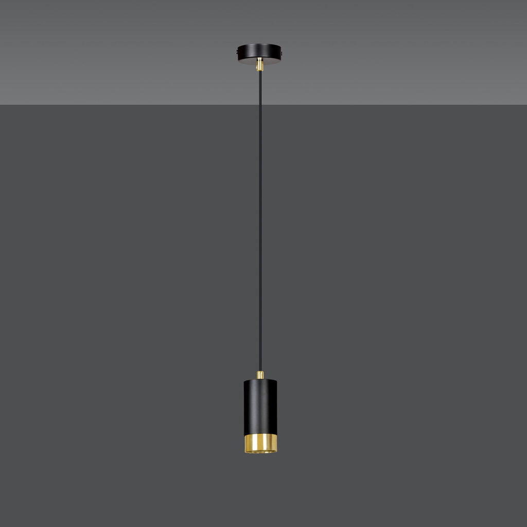 Emibig lamp Fumiko 1 Black Gold hind ja info | Rippvalgustid | hansapost.ee
