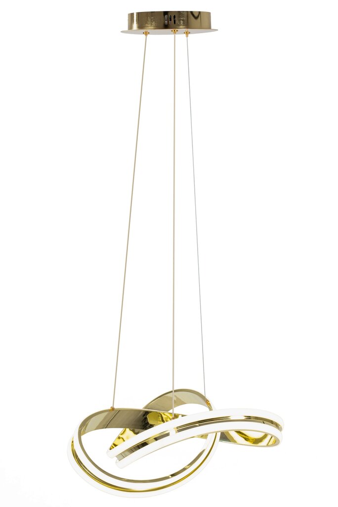 Rippvalgusti Modern LED puldiga, Gold цена и информация | Rippvalgustid | hansapost.ee