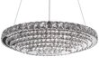 LED rippvalgusti puldiga Crystal Oval hind ja info | Rippvalgustid | hansapost.ee