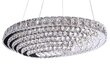 LED rippvalgusti puldiga Crystal Oval hind ja info | Rippvalgustid | hansapost.ee