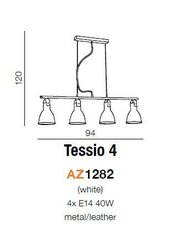 Rippvalgusti Azzardo Tessio 4 hind ja info | Rippvalgustid | hansapost.ee