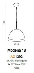 Rippvalgusti Azzardo Modena 18 AZ1393 hind ja info | Rippvalgustid | hansapost.ee