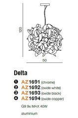 Rippvalgusti Azzardo AZ1691 Delta цена и информация | Люстры | hansapost.ee